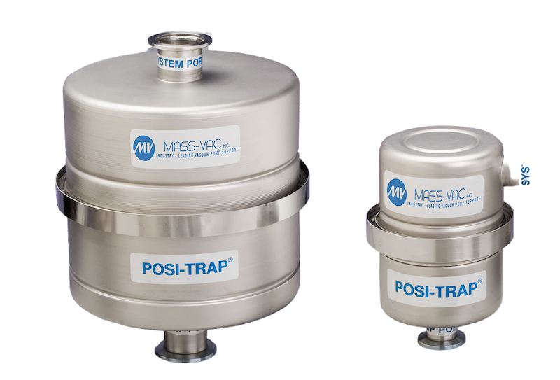 Photo of the Posi-Trap® Vacuum Pump Inlet Trap from Mass-Vac